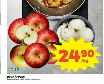 Coop Röda äpplen erbjuda