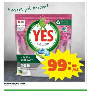 Coop Extra Maskindisktabletter erbjuda