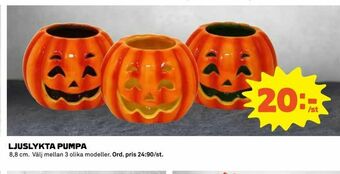 Ljuslykta pumpa