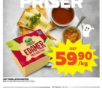Coop Extra Ost familjefavoriter erbjuda