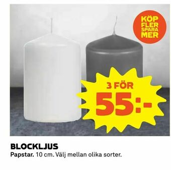 Blockljus