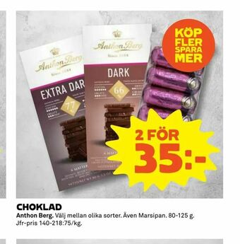 Coop Extra Choklad erbjuda