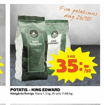 Coop Extra Potatis - king edward erbjuda