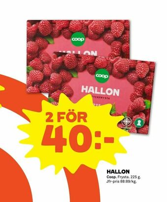 Coop Forum Hallon erbjuda