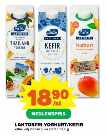 Coop Forum Laktosfri yoghurt/kefir erbjuda