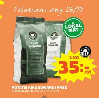Coop Forum Potatis king edward i påse erbjuda