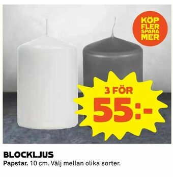Blockljus
