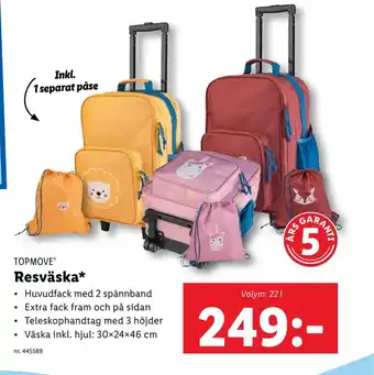 Lidl Resväska erbjuda