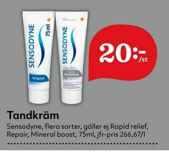 Hemköp Tandkräm erbjuda