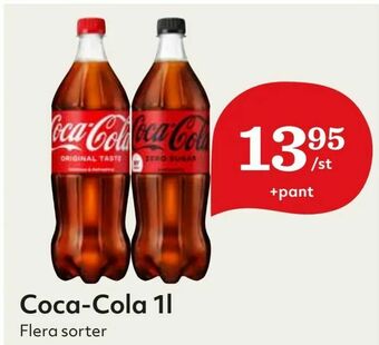 Hemköp Coca-Cola 1l erbjuda