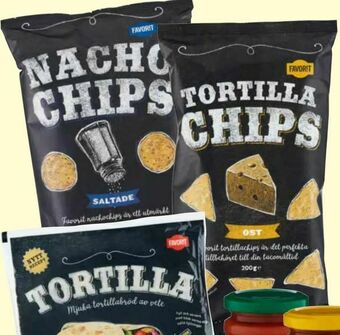 Matöppet Tortilla/Nacho chips erbjuda