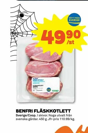 Stora Coop Benfri fläskkotlett erbjuda