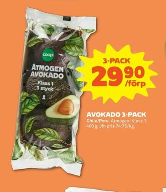 Stora Coop Avokado 3-pack erbjuda