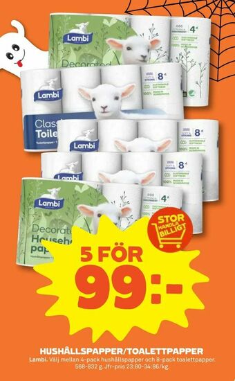 Stora Coop Hushållspapper/toalettpapper erbjuda