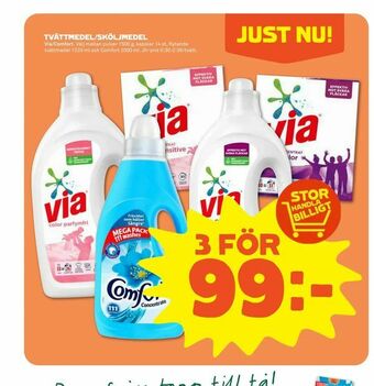 Stora Coop Tvättmedel/sköljmedel erbjuda
