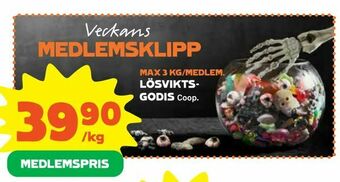 Coop Lösviktsgodis erbjuda