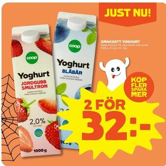 Stora Coop Smaksatt yoghurt erbjuda