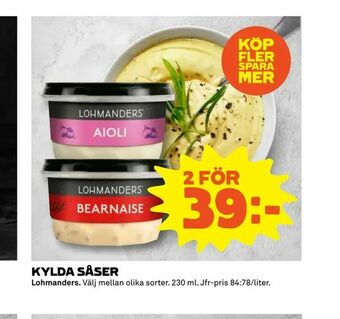Coop Extra Kylda såser erbjuda