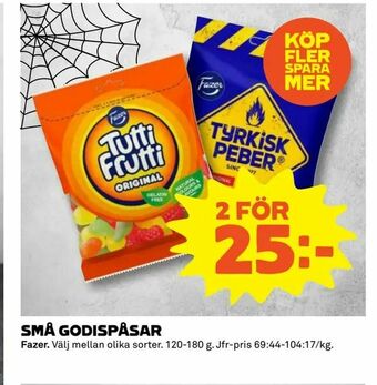 Coop Extra Små godispåsar erbjuda