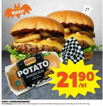 Korv-/hamburgerbröd