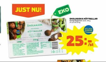 Coop Forum Ekologiska köttbullar erbjuda