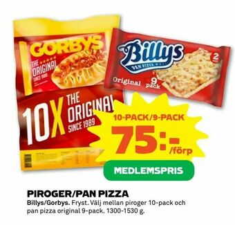 Coop Forum Piroger/pan pizza erbjuda