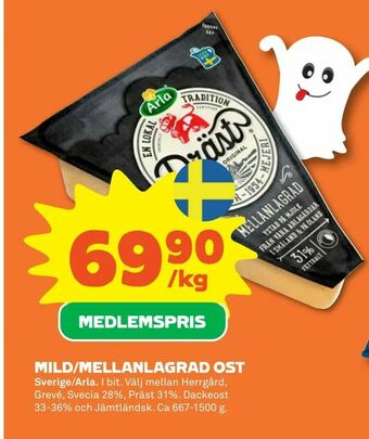 Coop Forum MILD/MELLANLAGRAD OST erbjuda