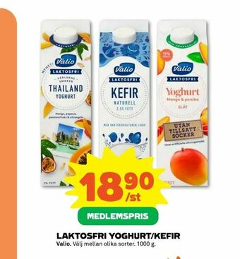 Coop Forum Laktosfri yoghurt/kefir erbjuda
