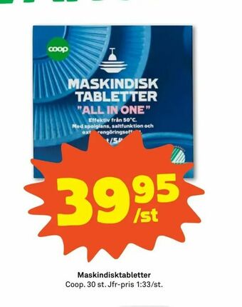 Coop Forum Maskindisktabletter erbjuda