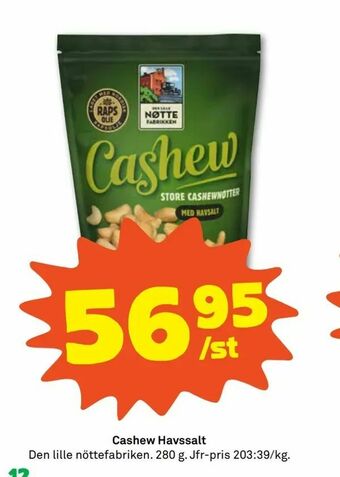 Cashew Havssalt