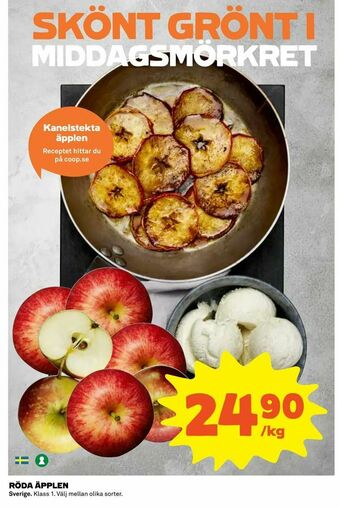 Coop Konsum Röda äpplen erbjuda