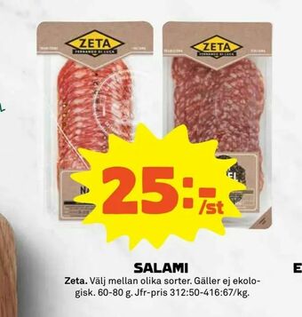 Stora Coop Salami erbjuda