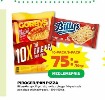 Stora Coop Piroger/pan pizza erbjuda