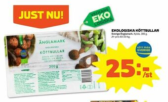 Stora Coop Ekologiska köttbullar erbjuda