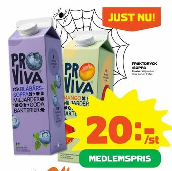 Stora Coop FRUKTDRYCK /SOPPA erbjuda