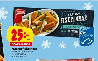 City Gross Frasiga fiskpinnar erbjuda