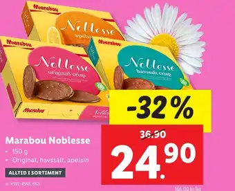 Lidl Marabou Noblesse erbjuda