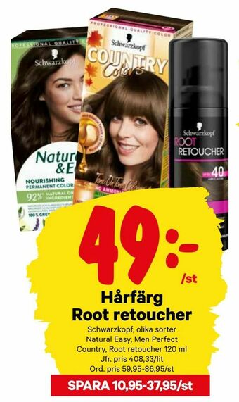 City Gross Hårfärg Root retoucher erbjuda