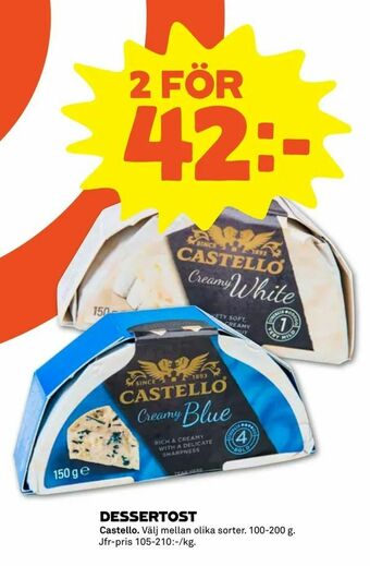 Stora Coop Dessertost erbjuda