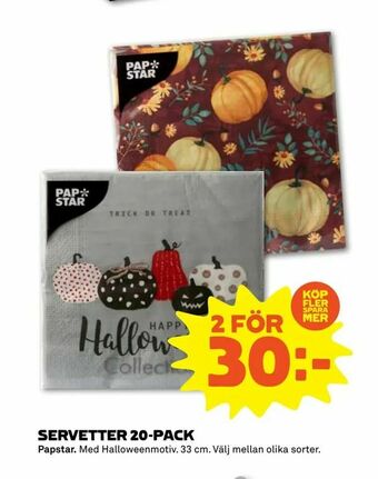 Stora Coop Servetter 20-pack erbjuda