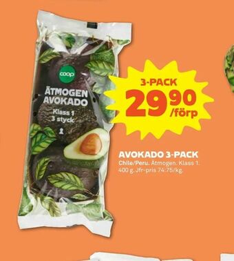 Stora Coop Avokado 3-pack erbjuda