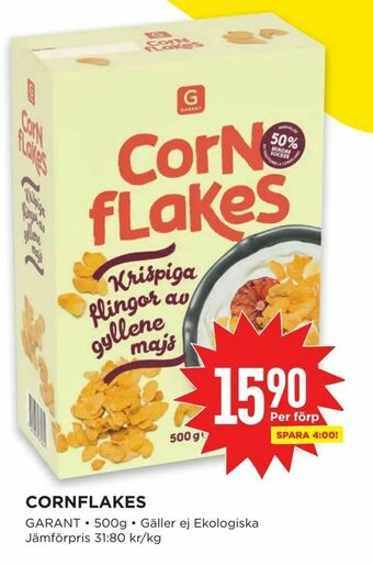 Willys Cornflakes erbjuda