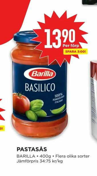 Willys Pastasås erbjuda
