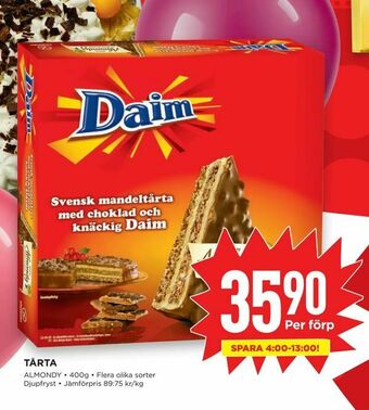 Willys Tårta erbjuda