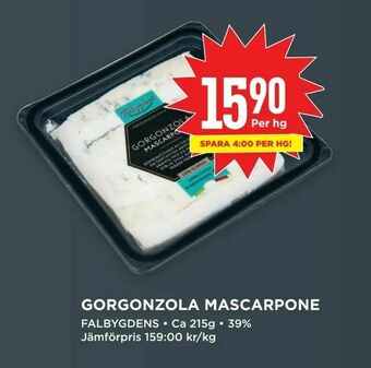Willys Gorgonzola mascarpone erbjuda