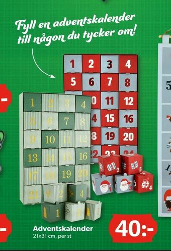 DollarStore Adventskalender erbjuda