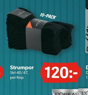 DollarStore Strumpor erbjuda