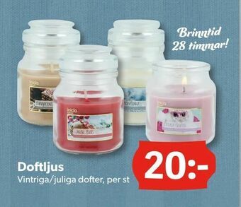 DollarStore Doftljus erbjuda