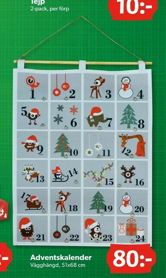 DollarStore Adventskalender erbjuda