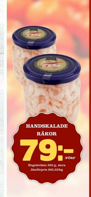 Matdax Handskalade räkor erbjuda